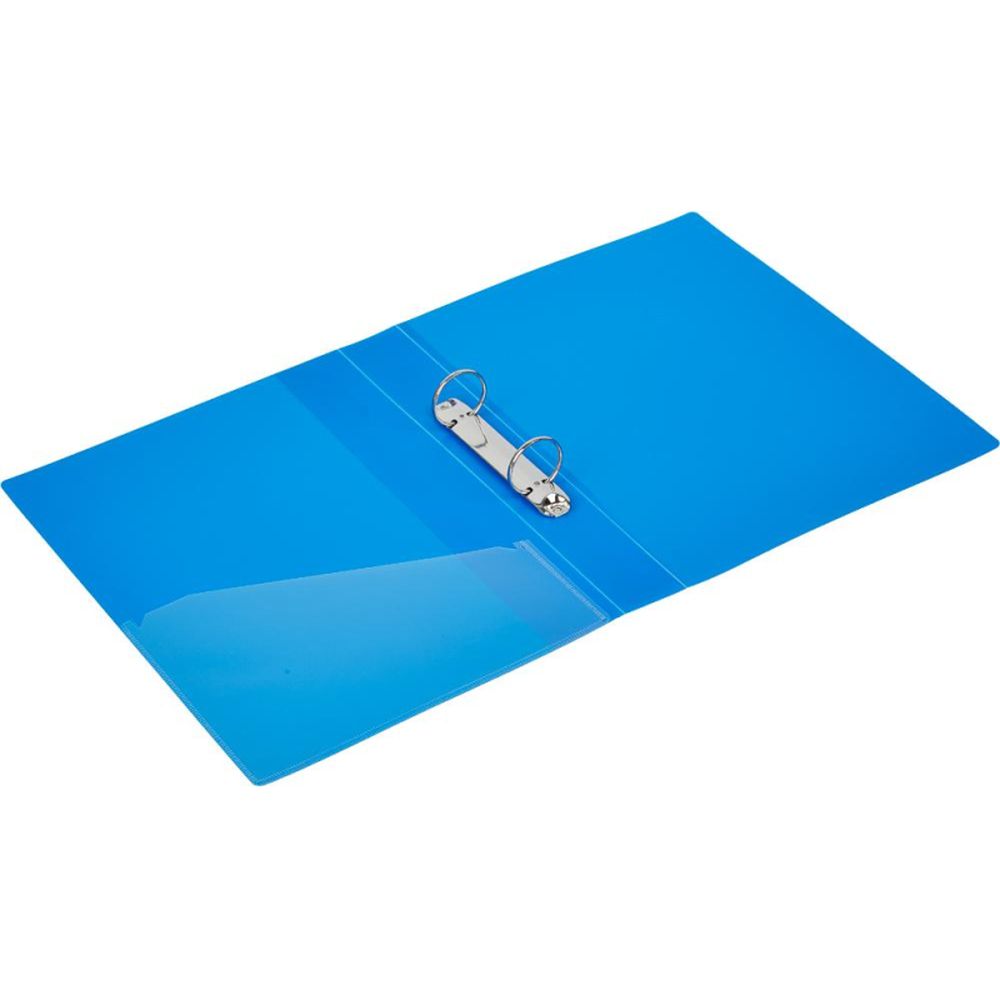 Папка на 2-х кольцах Attache F502/07, А4, 35/42мм, пластик, синяя