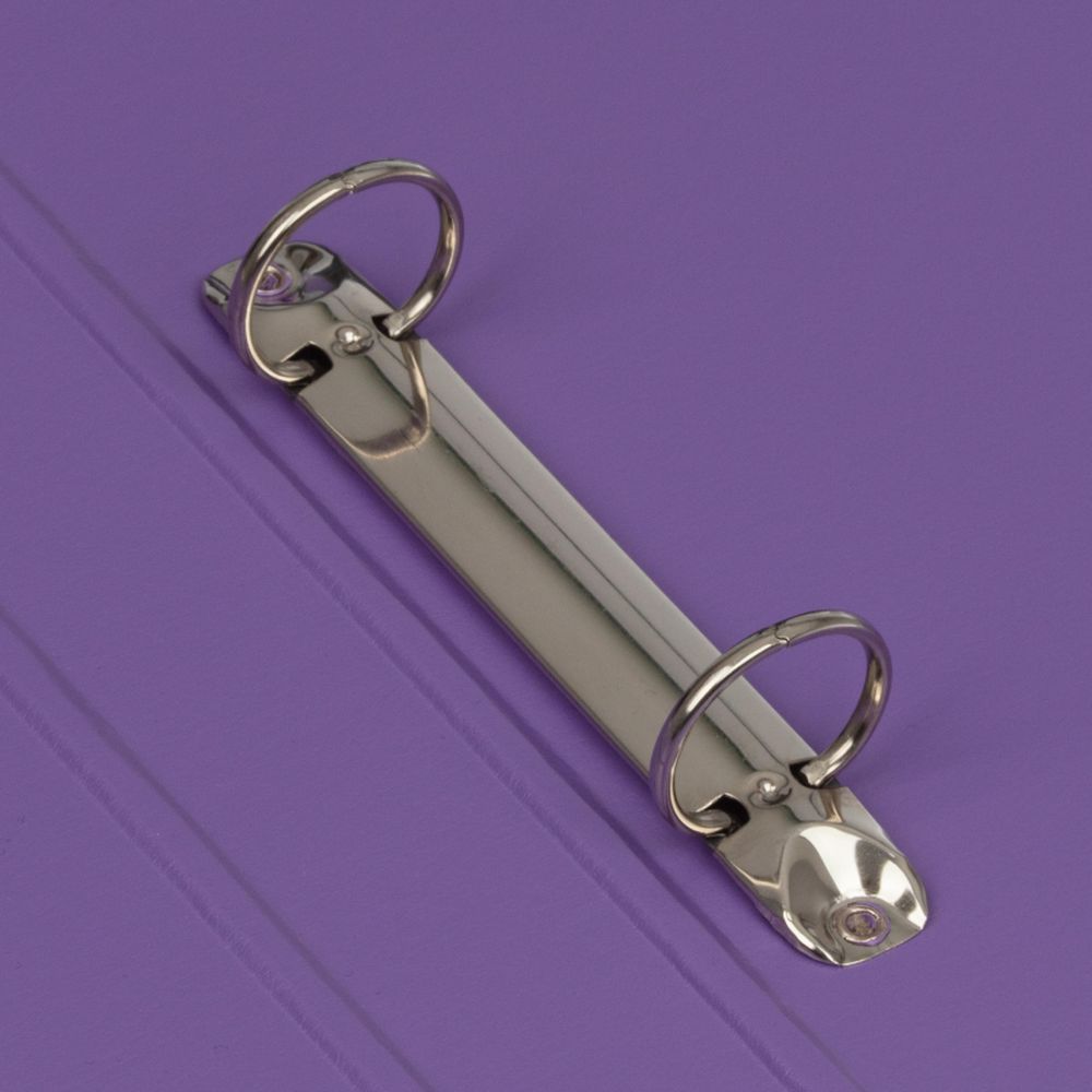 Папка на 2-х кольцах Bantex, А4, 25/35мм, картон/ПВХ, сиреневый