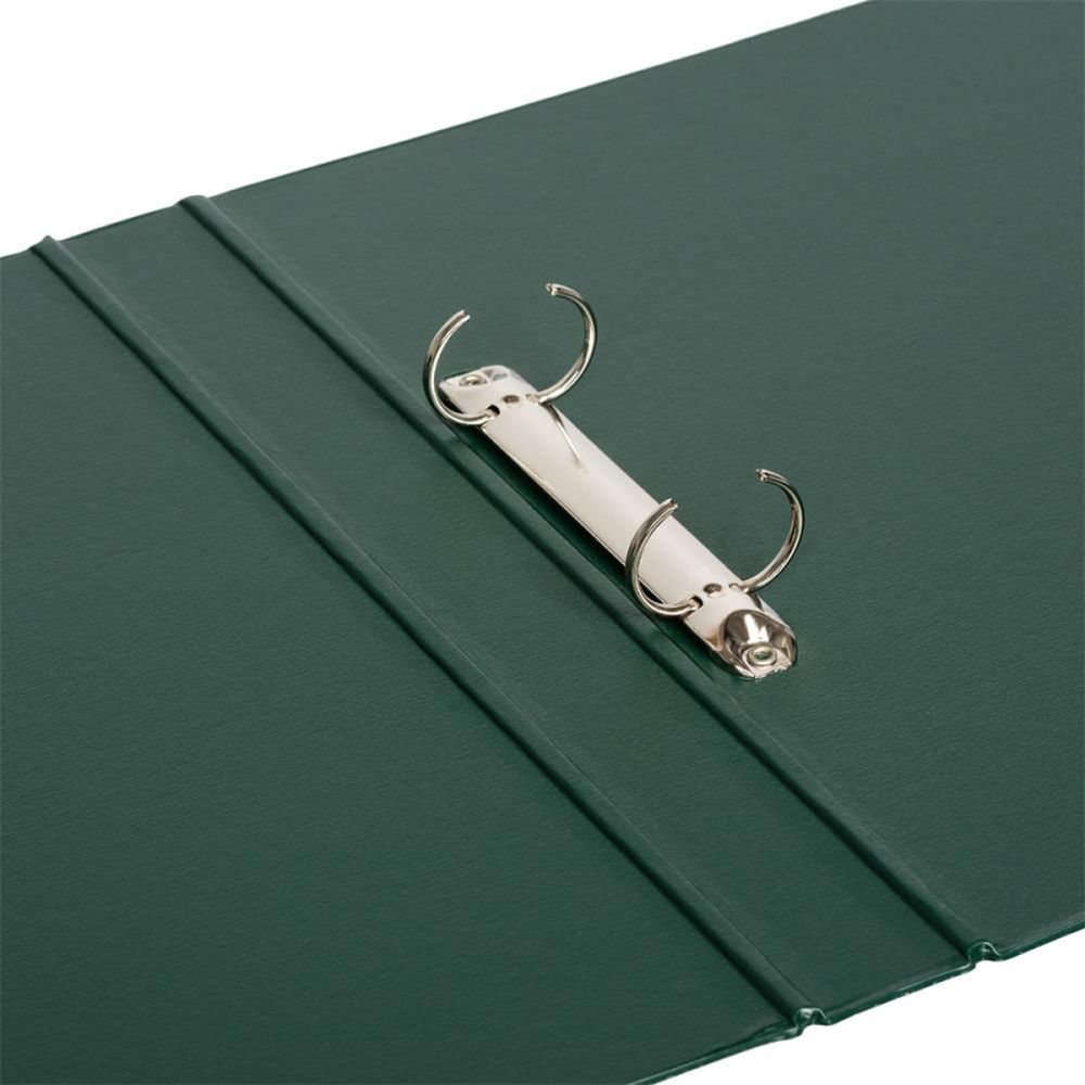 Папка на 2-х кольцах Bantex, А4, 25/35мм, картон/ПВХ, темно-зеленая