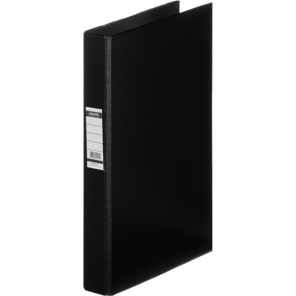 Папка на 2-х кольцах Bantex, А4, 25/35мм, картон/ПВХ, черная