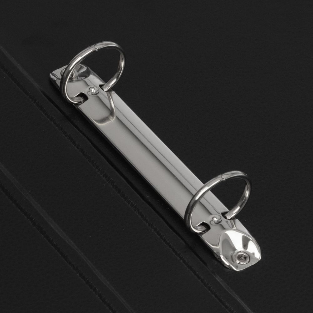 Папка на 2-х кольцах Bantex, А4, 25/35мм, картон/ПВХ, черная