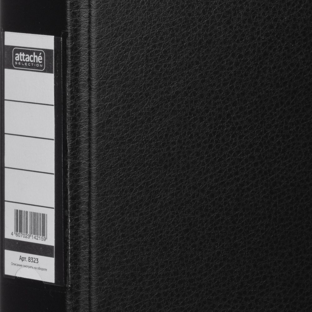 Папка на 2-х кольцах Bantex, А4, 25/35мм, картон/ПВХ, черная