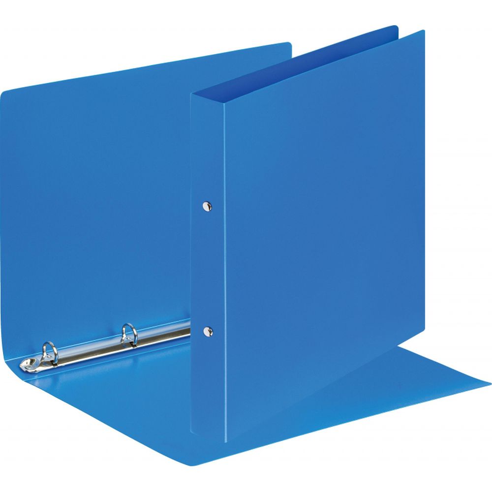 Папка на 4-х кольцах Attache F504/045, А4, 17/32мм, пластик, синяя