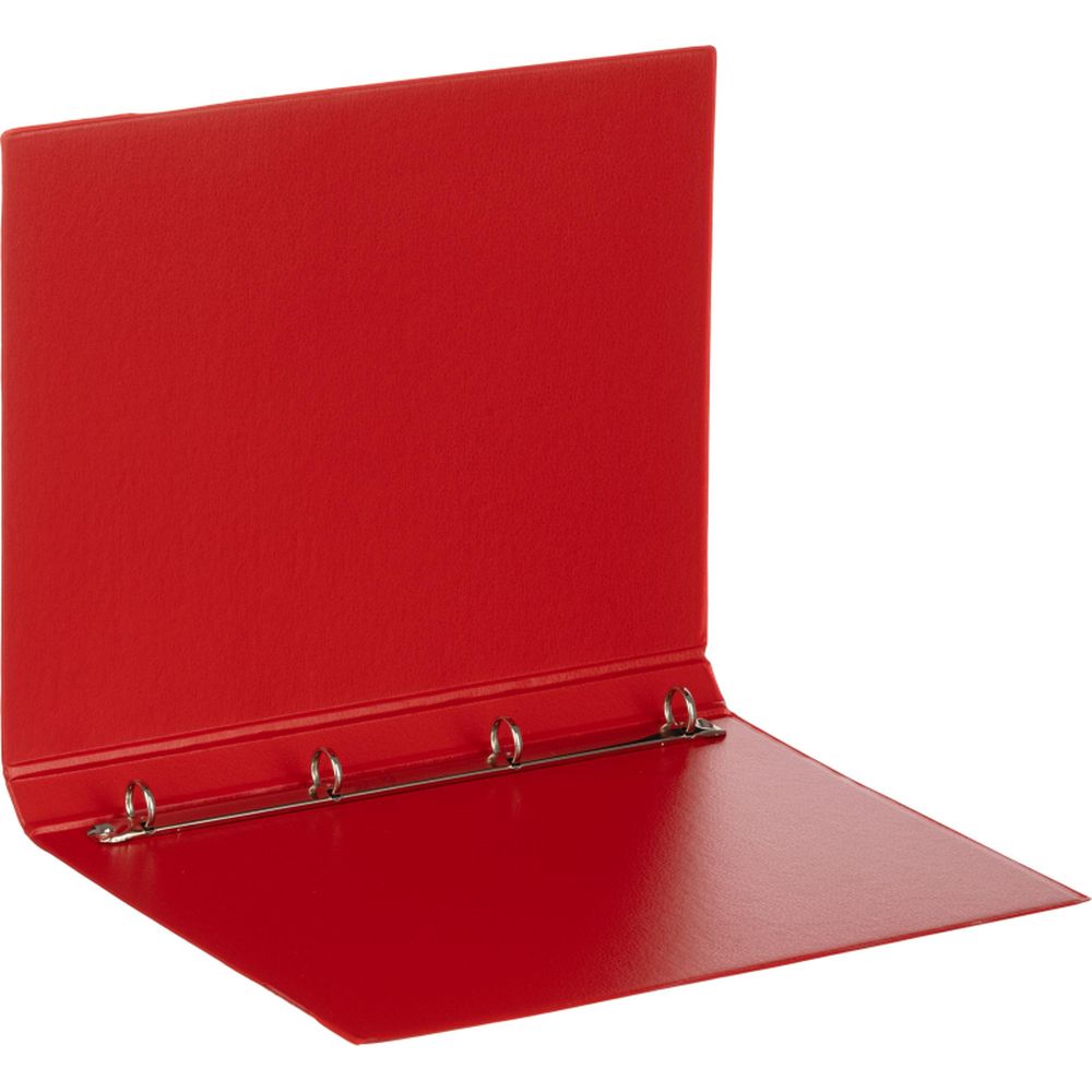 Папка на 4-х кольцах Bantex, А4, 15/25мм, картон/ПВХ, красная