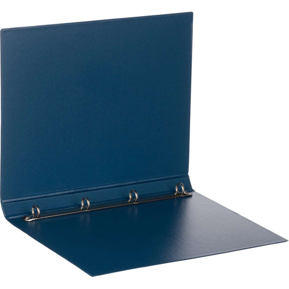 Папка на 4-х кольцах Bantex, А4, 15/25мм, картон/ПВХ, синяя