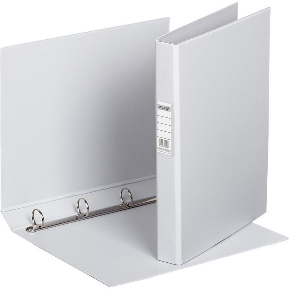 Папка на 4-х кольцах Bantex, А4, 25/35мм, картон/ПВХ, серая