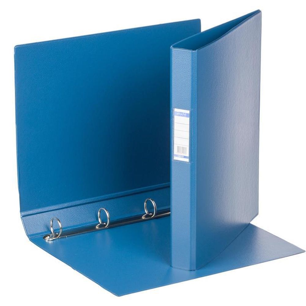 Папка на 4-х кольцах Bantex, А4, 25/35мм, картон/ПВХ, синяя