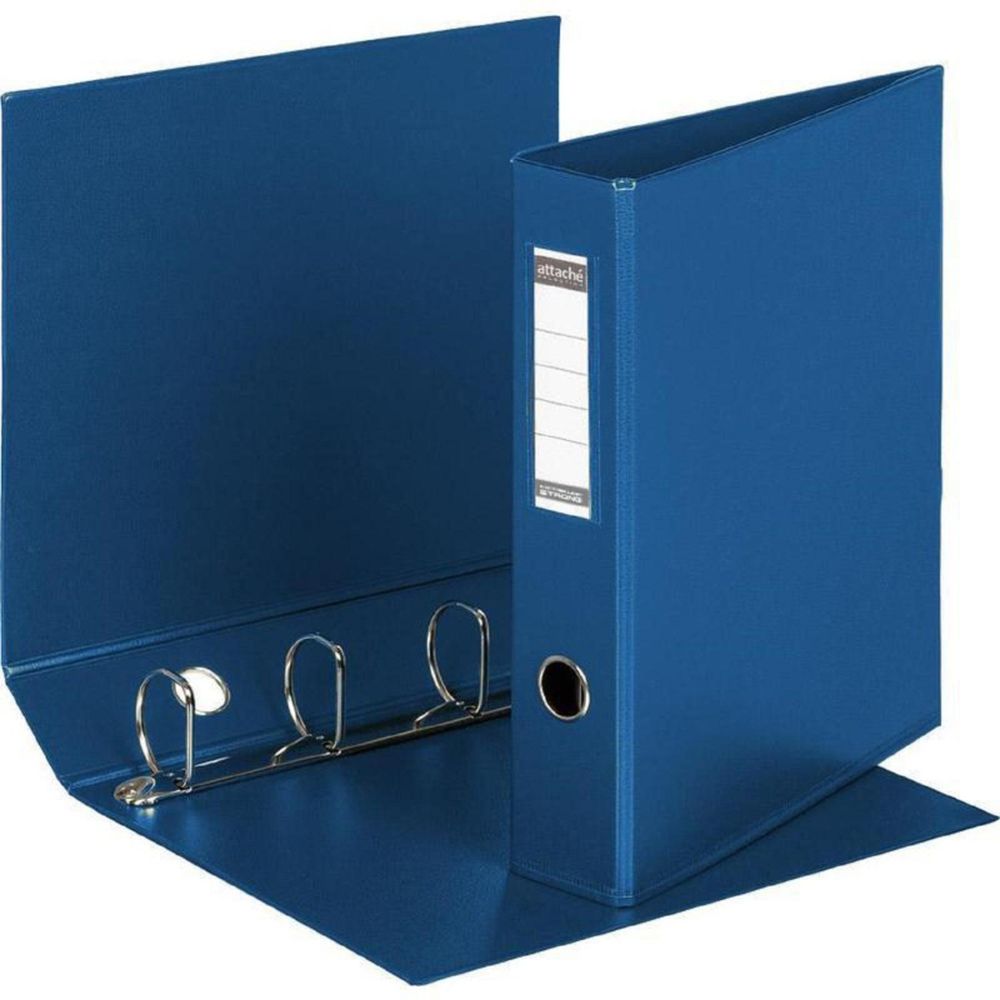 Папка на 4-х кольцах Bantex, А4, 40/50мм, картон/ПВХ, синяя