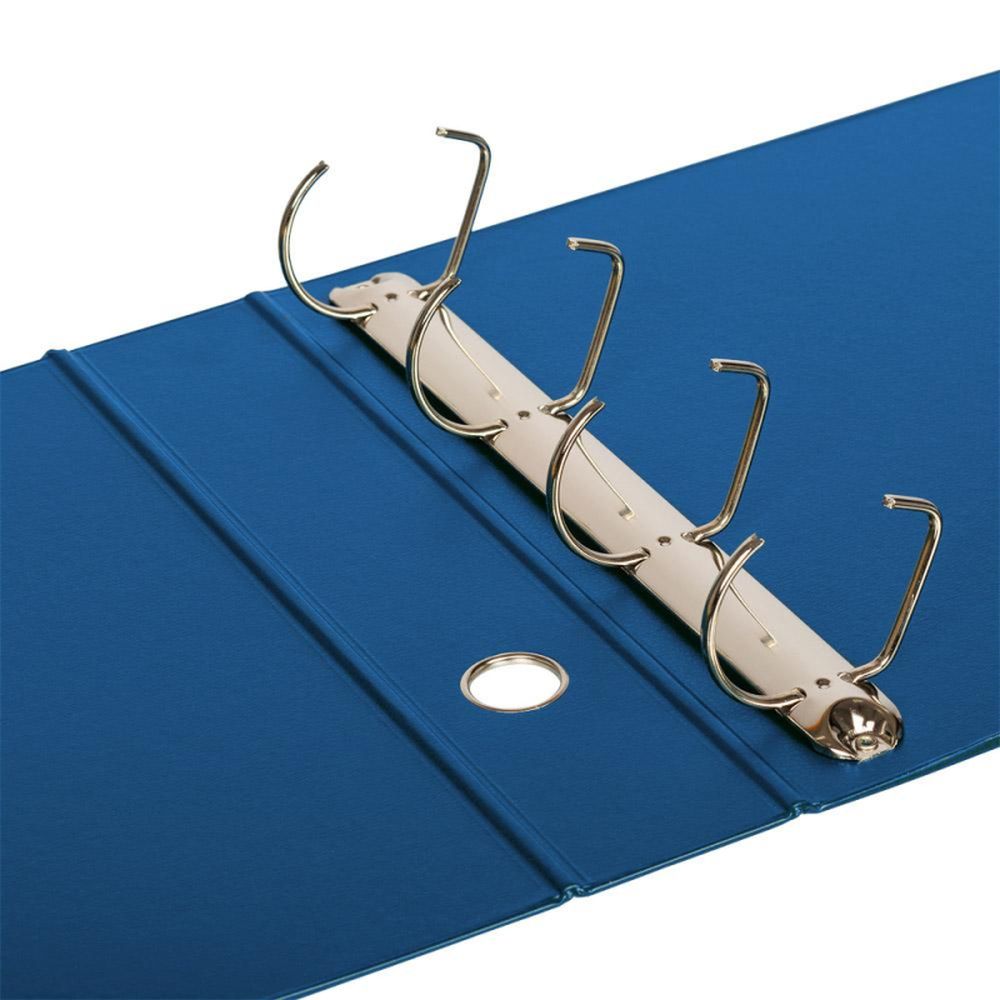 Папка на 4-х кольцах Bantex, А4, 40/50мм, картон/ПВХ, синяя