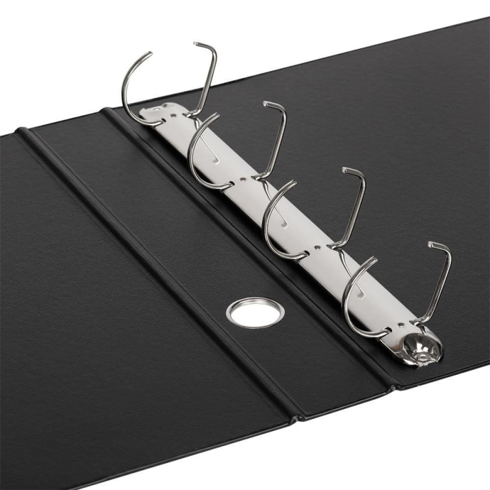 Папка на 4-х кольцах Bantex, А4, 40/50мм, картон/ПВХ, черная