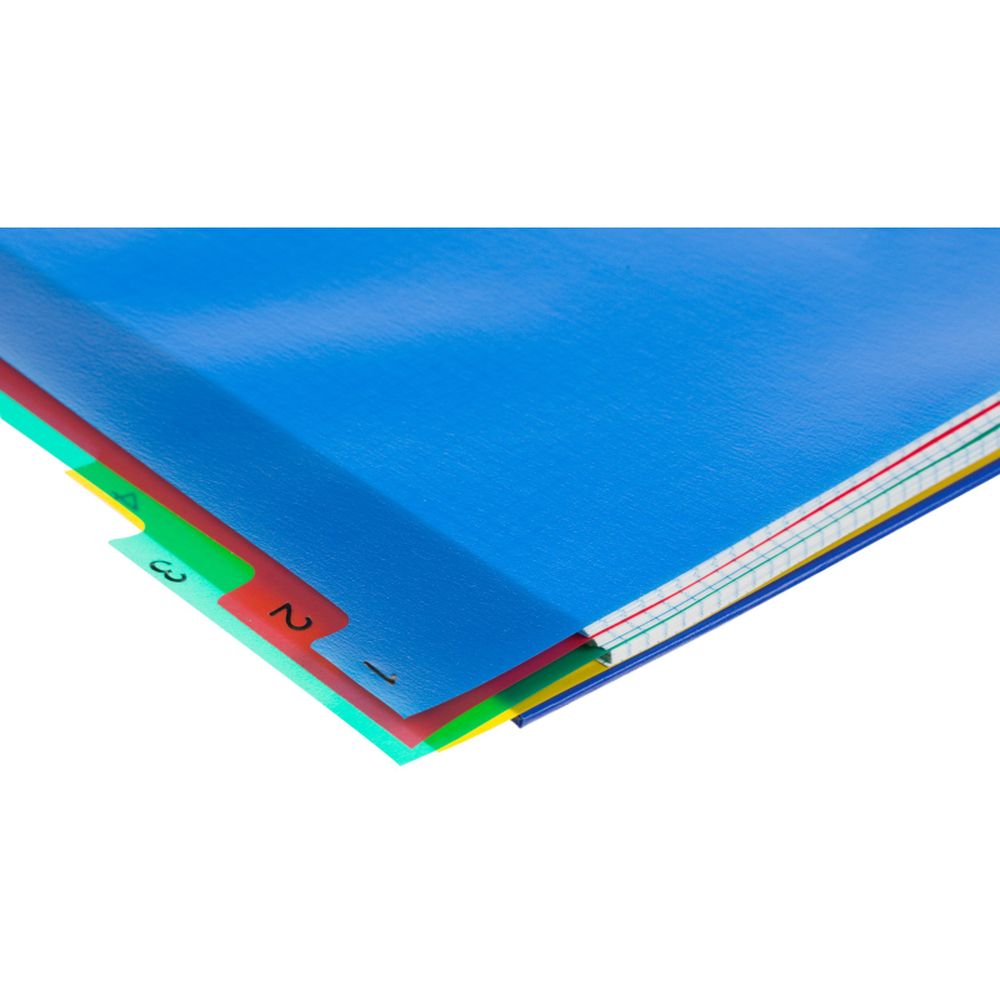 Разделитель 1-10 разделов, Attache Selection, А4+, пластик, цв. ярлыки