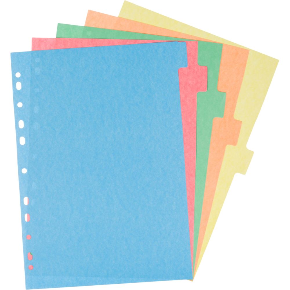 Разделитель 10цв. ATTACHE, А4, картон, титульный лист