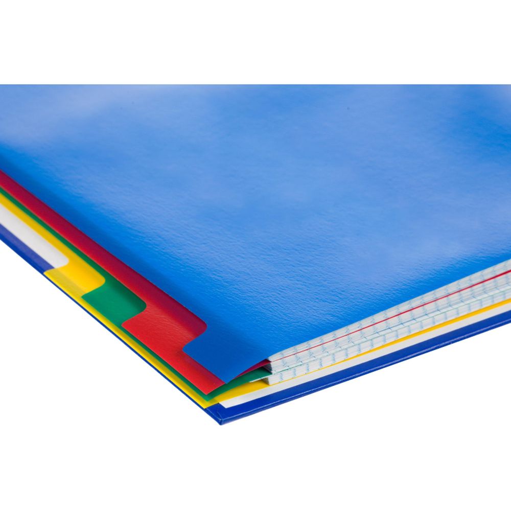 Разделитель 12цв. ATTACHE, А4, пластик, БЕЗ титульного листа