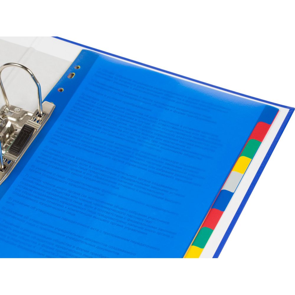 Разделитель 12цв. ATTACHE, А4, пластик, БЕЗ титульного листа