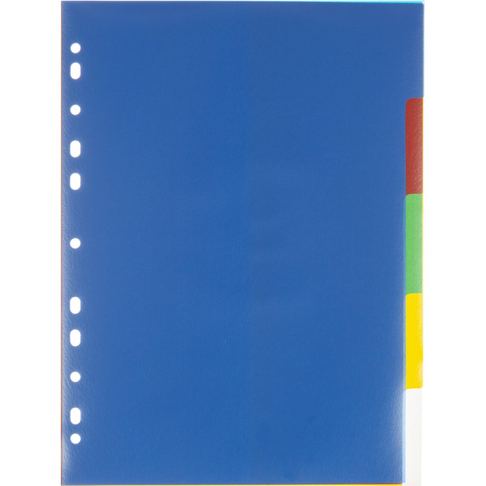 Разделитель 5цв. ATTACHE, пластик, без титульного листа