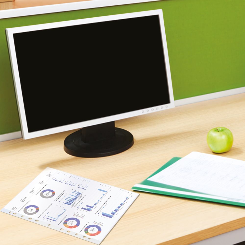 Папки-файлы перфорированные А4 BRAUBERG