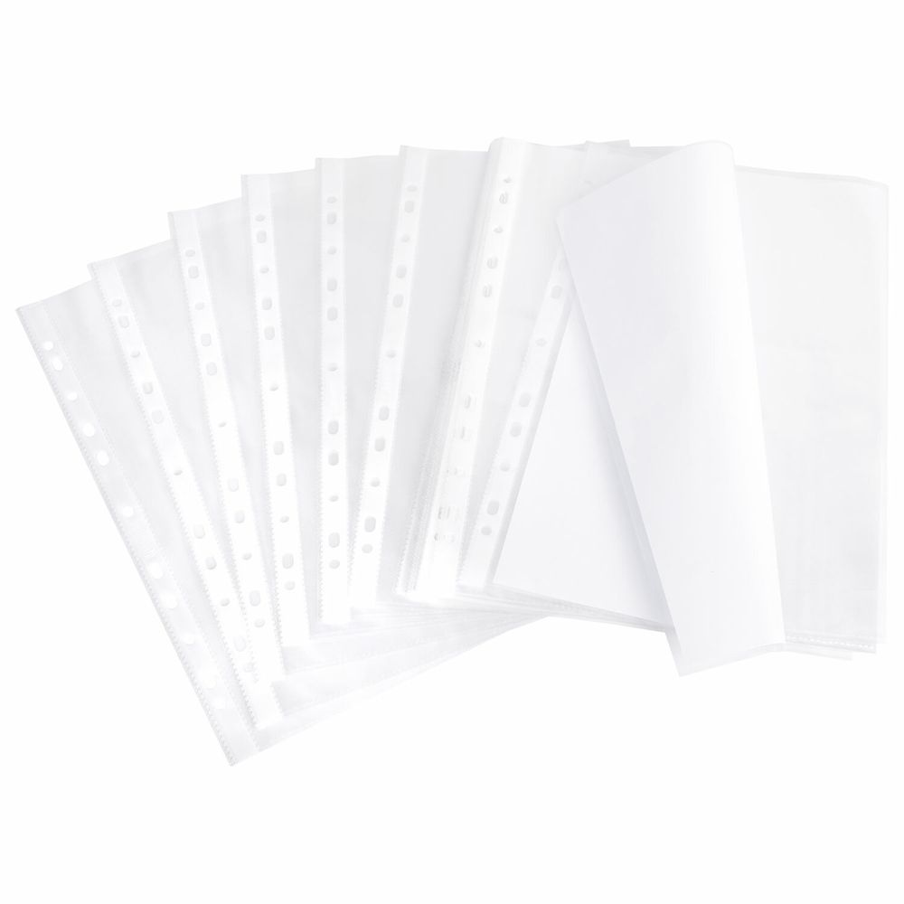 Папки-файлы перфорированные А4 BRAUBERG