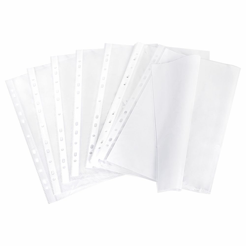 Папки-файлы перфорированные А4 BRAUBERG 