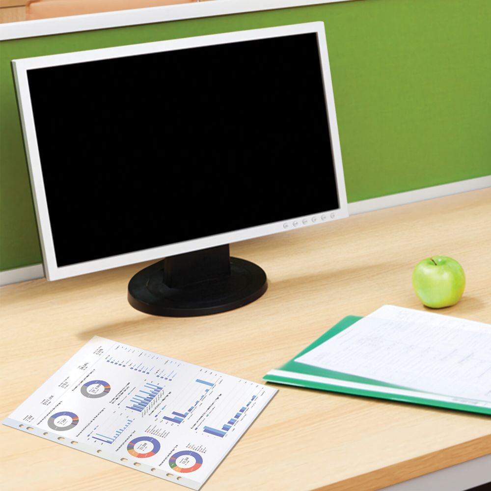 Папки-файлы перфорированные А4 BRAUBERG