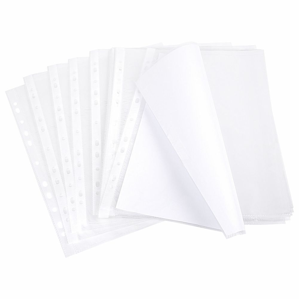 Папки-файлы перфорированные А4 BRAUBERG