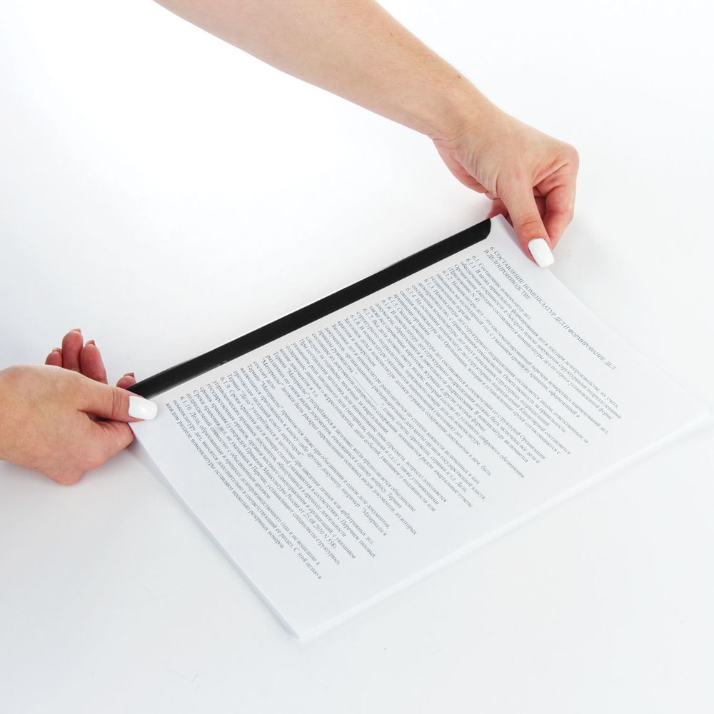 Скрепкошины для быстрого переплета BRAUBERG, КОМПЛЕКТ 10 шт., ширина 10 мм (до 50 листов), ЧЕРНЫЕ