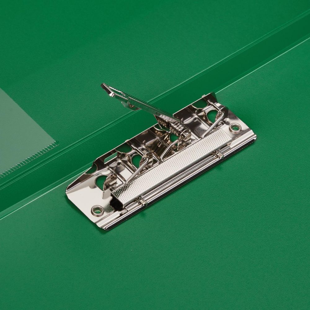 Папка с механическим прижимом Attache F611/07, А4, 17мм, зеленая