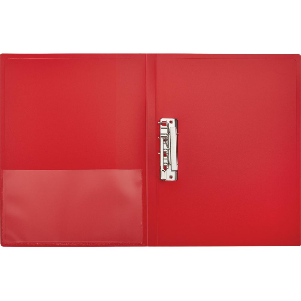 Папка с механическим прижимом Attache F611/07, А4, 17мм, красная