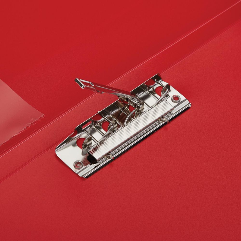 Папка с механическим прижимом Attache F611/07, А4, 17мм, красная