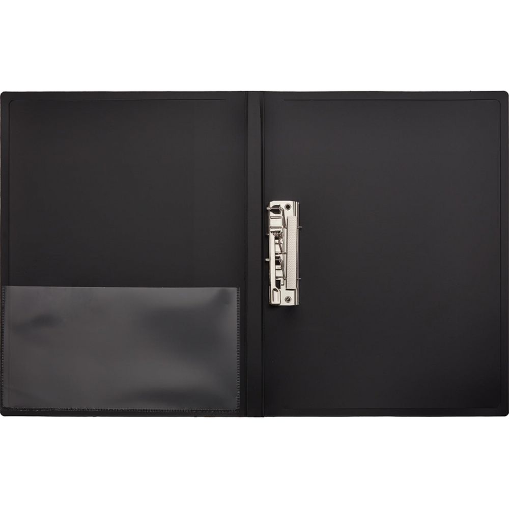 Папка с механическим прижимом Attache F611/07, А4, 17мм, черная