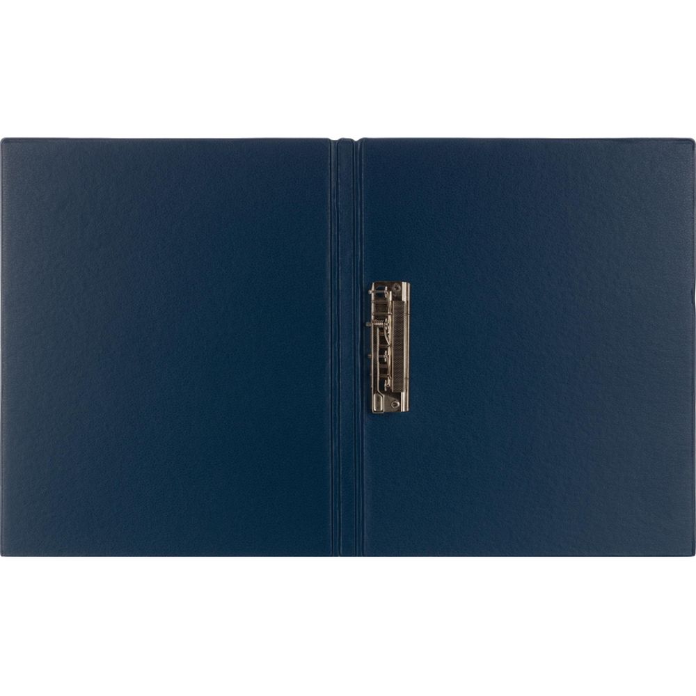 Папка с механическим прижимом Bantex 3301-01, А4, картон/ПВХ, синяя 3026