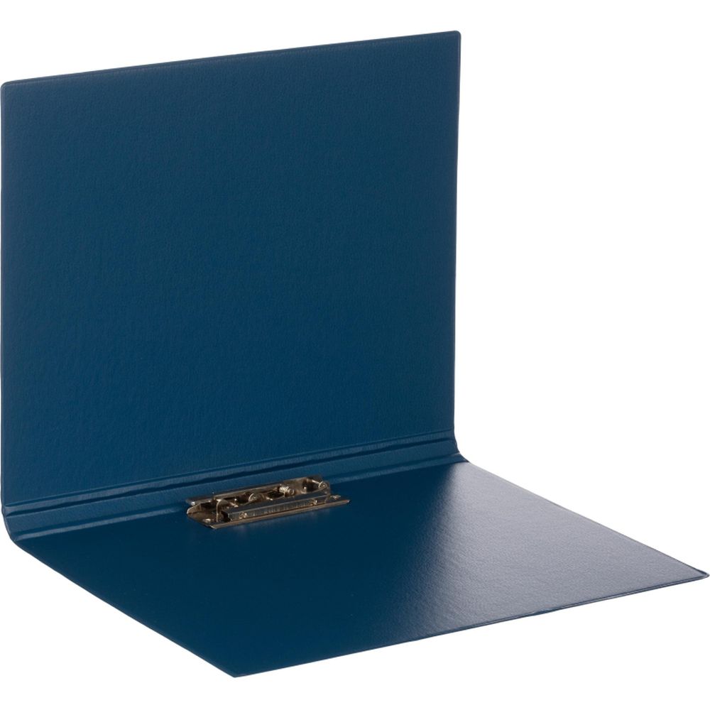 Папка с механическим прижимом Bantex 3301-01, А4, картон/ПВХ, синяя 3026