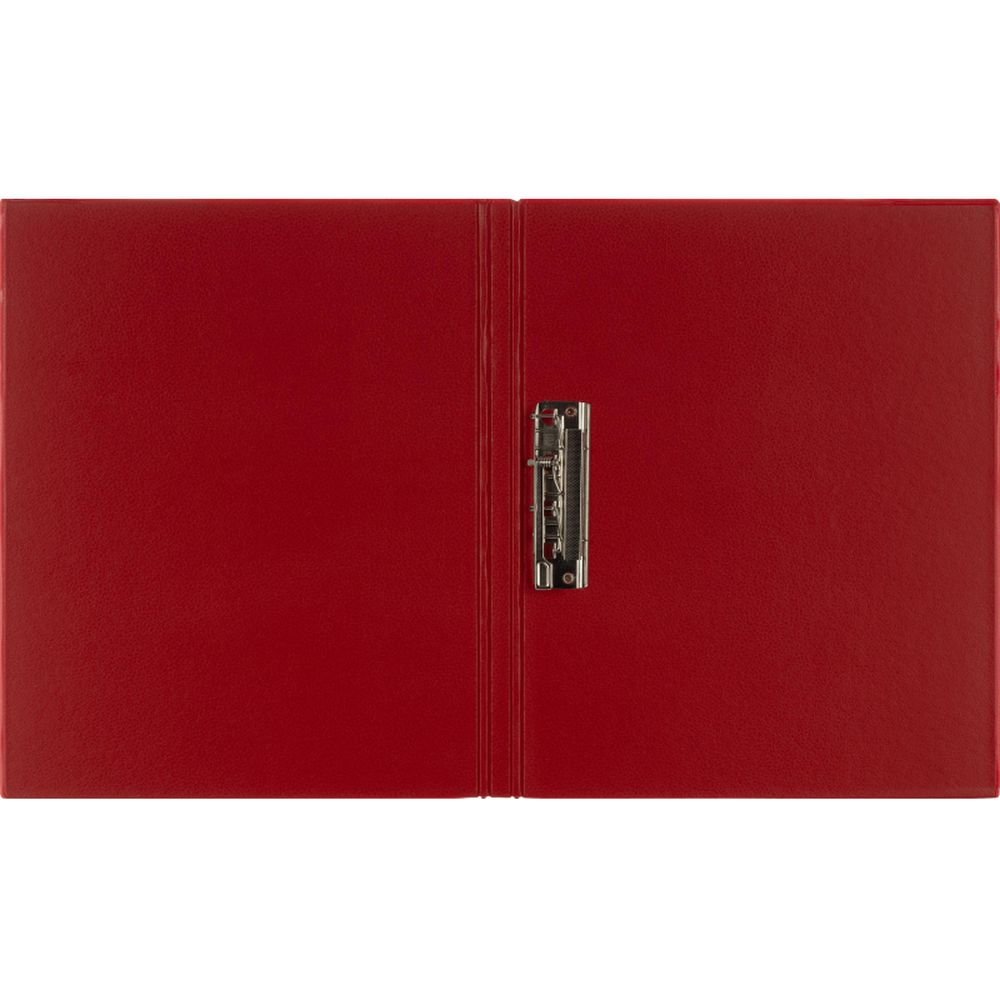 Папка с механическим прижимом Bantex 3301-09, А4, картон/ПВХ, красная 50324