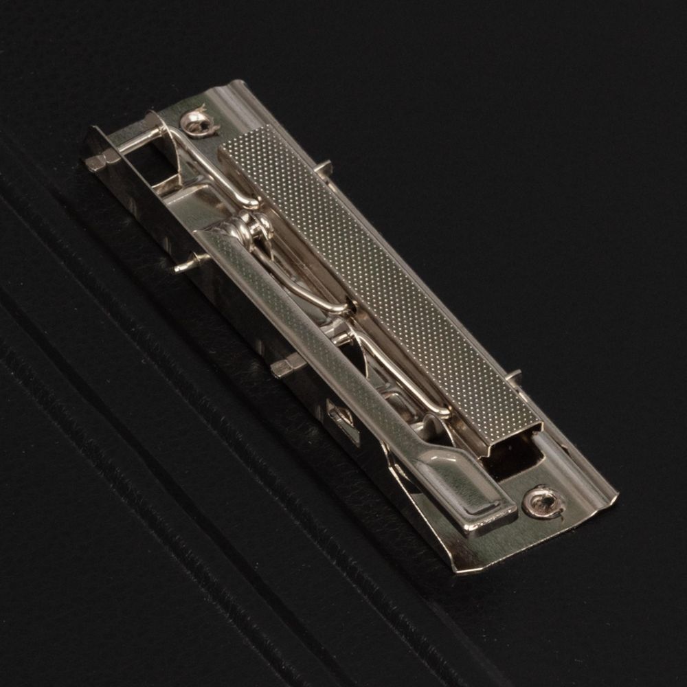 Папка с механическим прижимом Bantex 3301-10, А4, картон/ПВХ, черная 50323