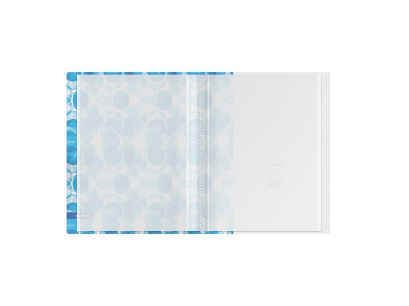 Папка с 10 вкладышами Berlingo "Bubbles", 17мм, 600мкм, с внутренним карманом, с рисунком