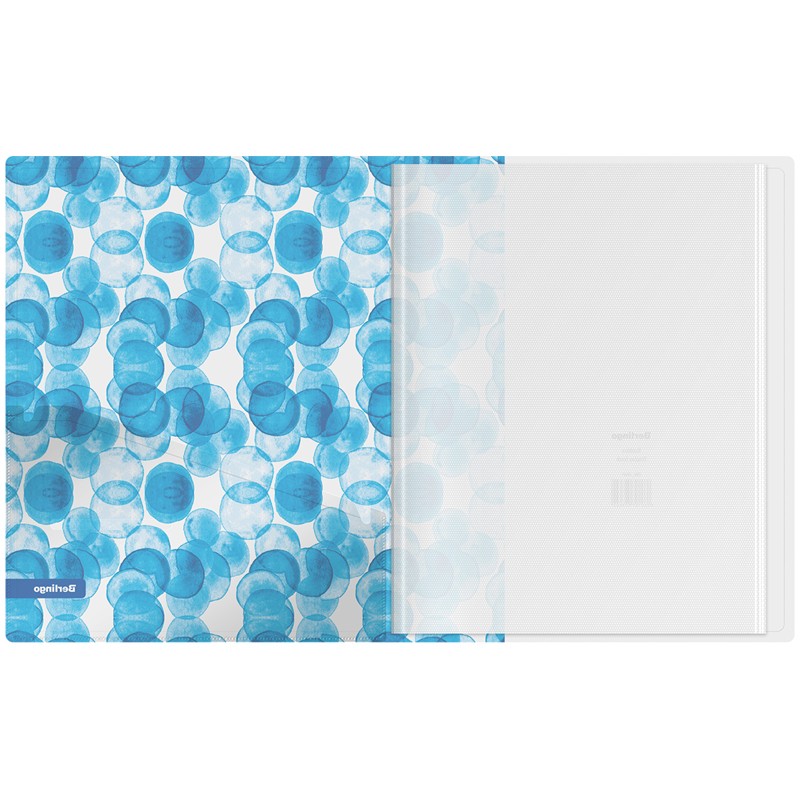 Папка с 10 вкладышами Berlingo "Bubbles", 17мм, 600мкм, с внутренним карманом, с рисунком