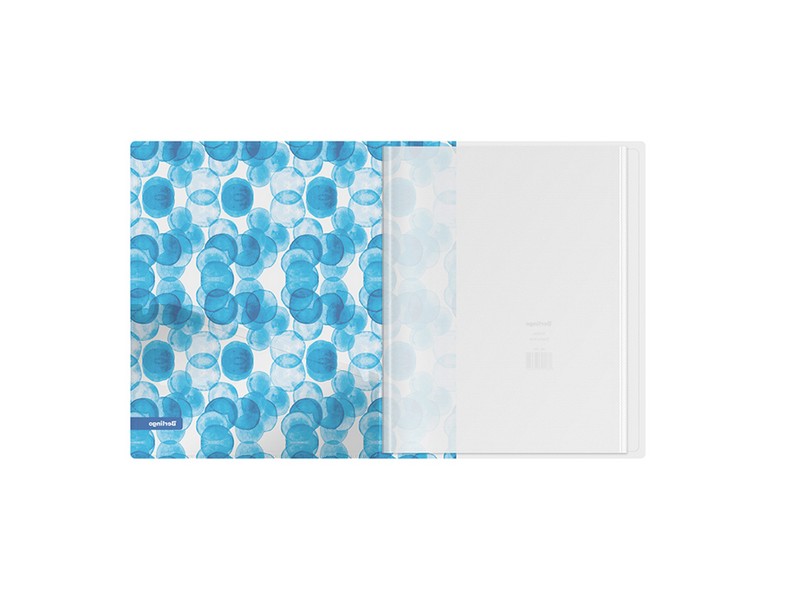 Папка с 10 вкладышами Berlingo "Bubbles", 17мм, 600мкм, с внутренним карманом, с рисунком