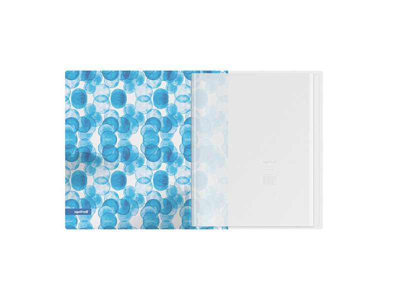 Папка с 20 вкладышами Berlingo "Bubbles", 17мм, 600мкм, с внутренним карманом, с рисунком