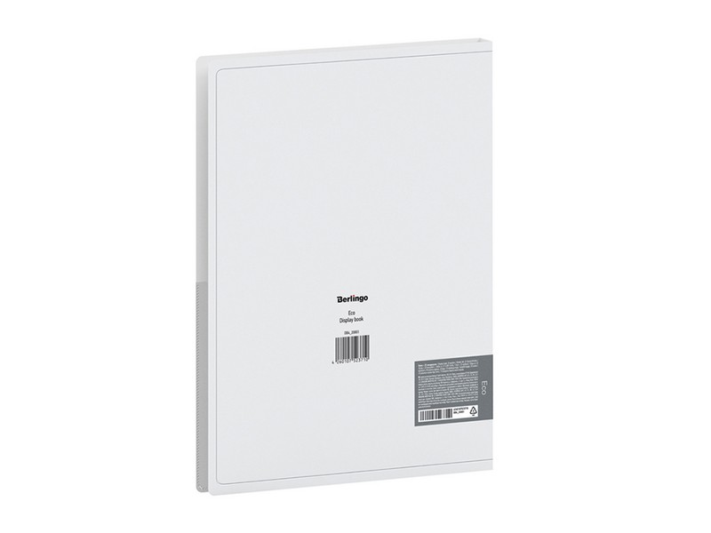 Папка с 20 вкладышами Berlingo "Eco", 17мм, 600мкм, с внутренним карманом, с рисунком