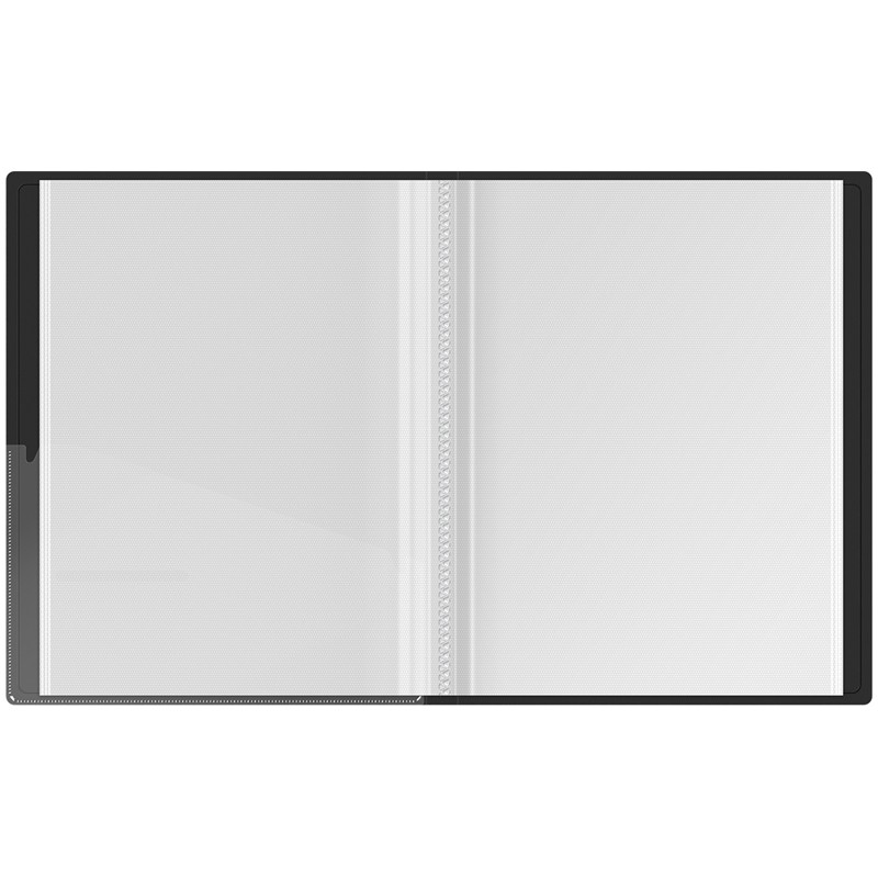 Папка с 20 вкладышами Berlingo "Radiance", 17мм, 600мкм, с внутренним карманом, голубой/зеленый градиент