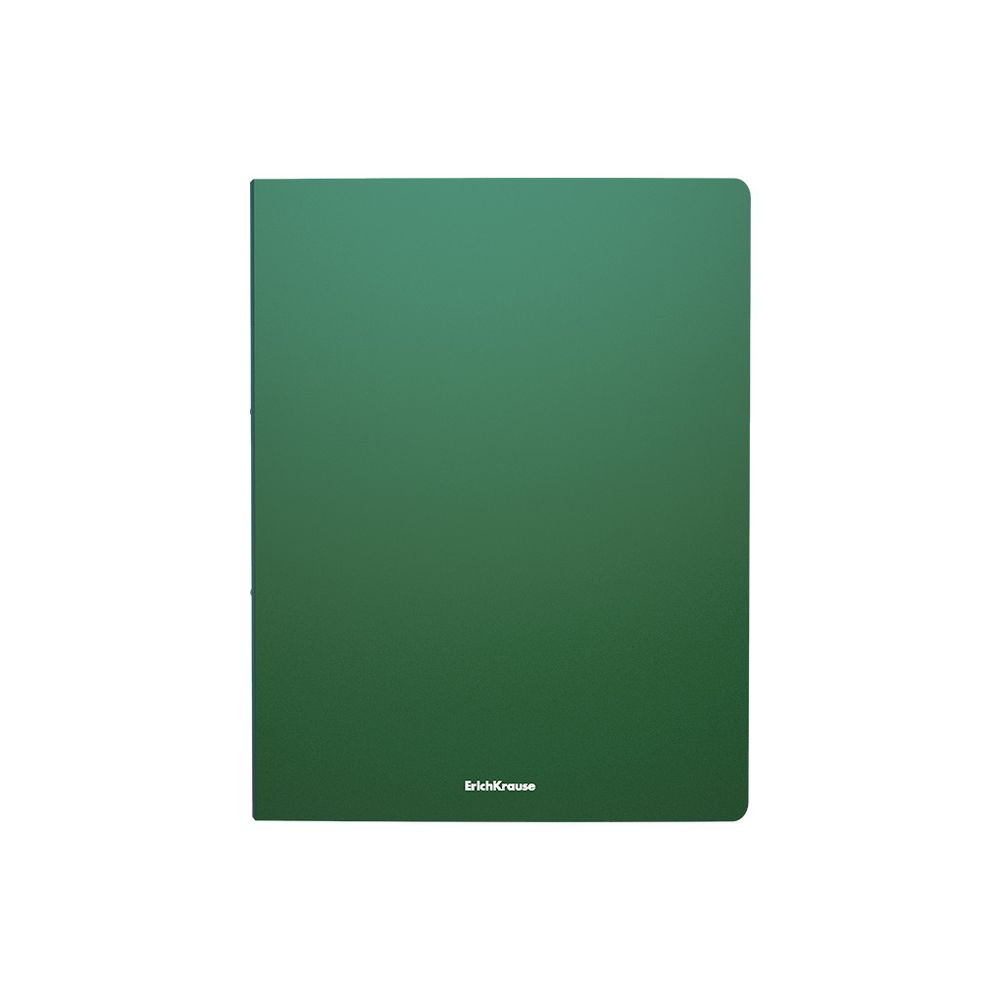 Папка файловая пластиковая ErichKrause Matt Classic, c 20 карманами, A4, зеленый