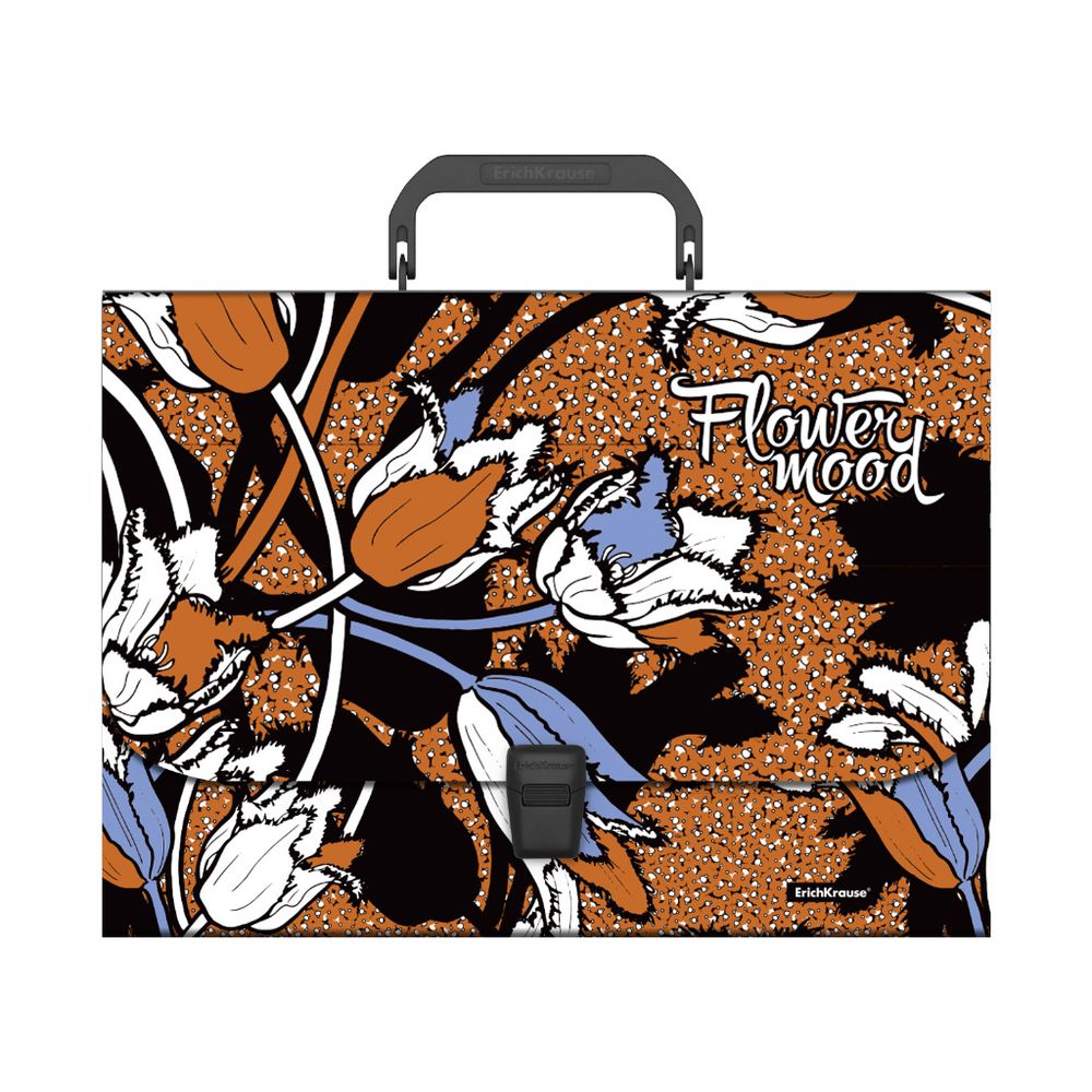Портфель пластиковый ErichKrause Tulips, A4
