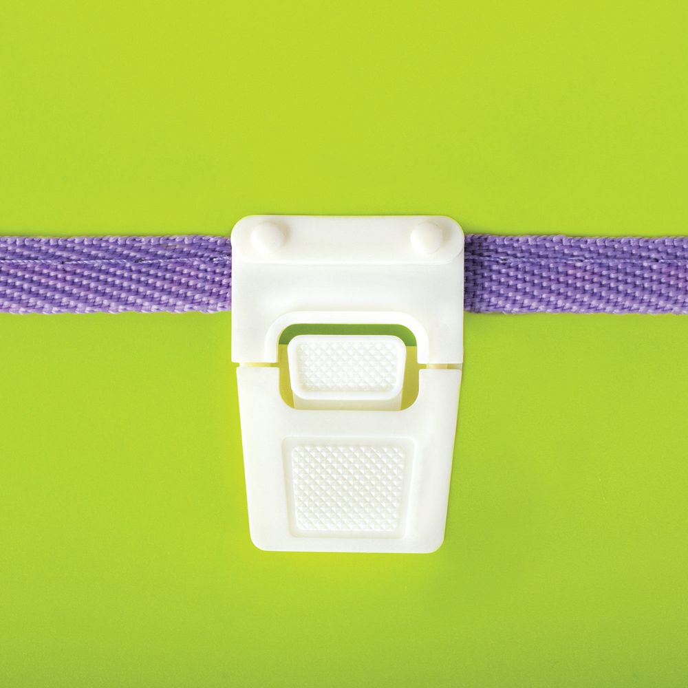 Папка-портфель пластиковая BRAUBERG