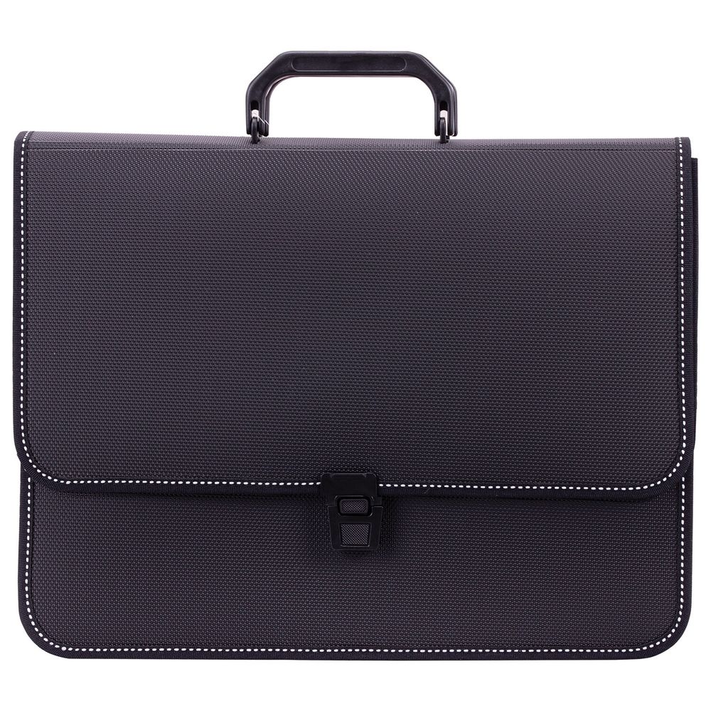 Папка-портфель пластиковая BRAUBERG