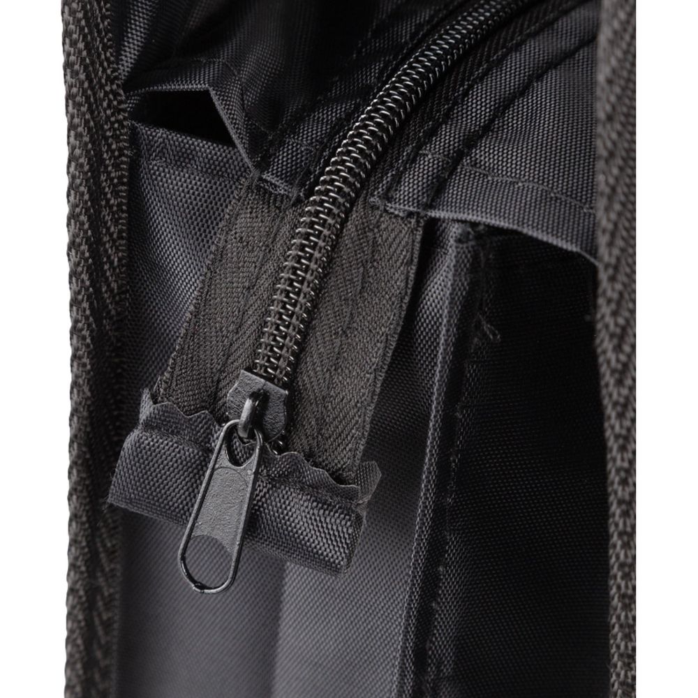 Папка-портфель, А4+, 390х320х112, пластик, 4отделения, с ручками, черная