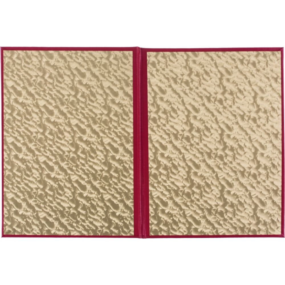 Папка адресная с гербом и флагом, А4, балакрон, красная