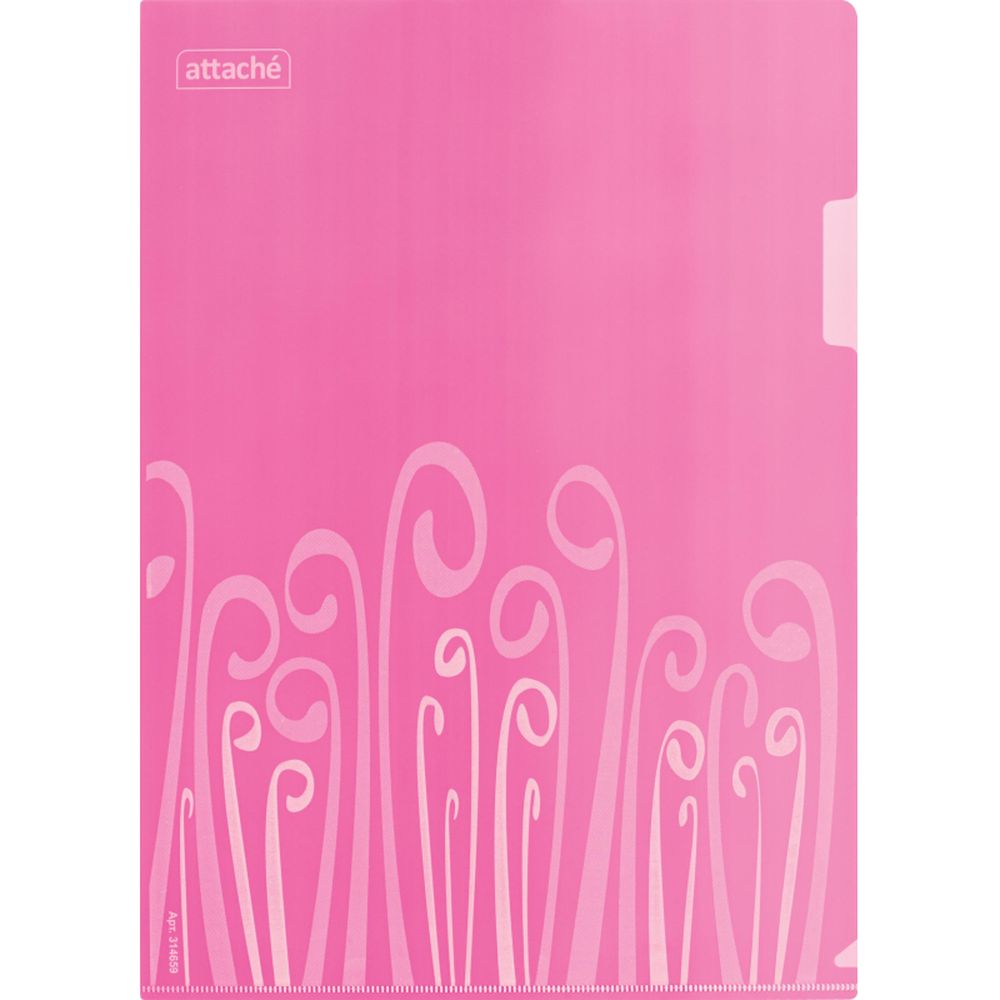 Папка-уголок Attache Fantasy, А4, 180мкм, 8шт/уп, ассорти