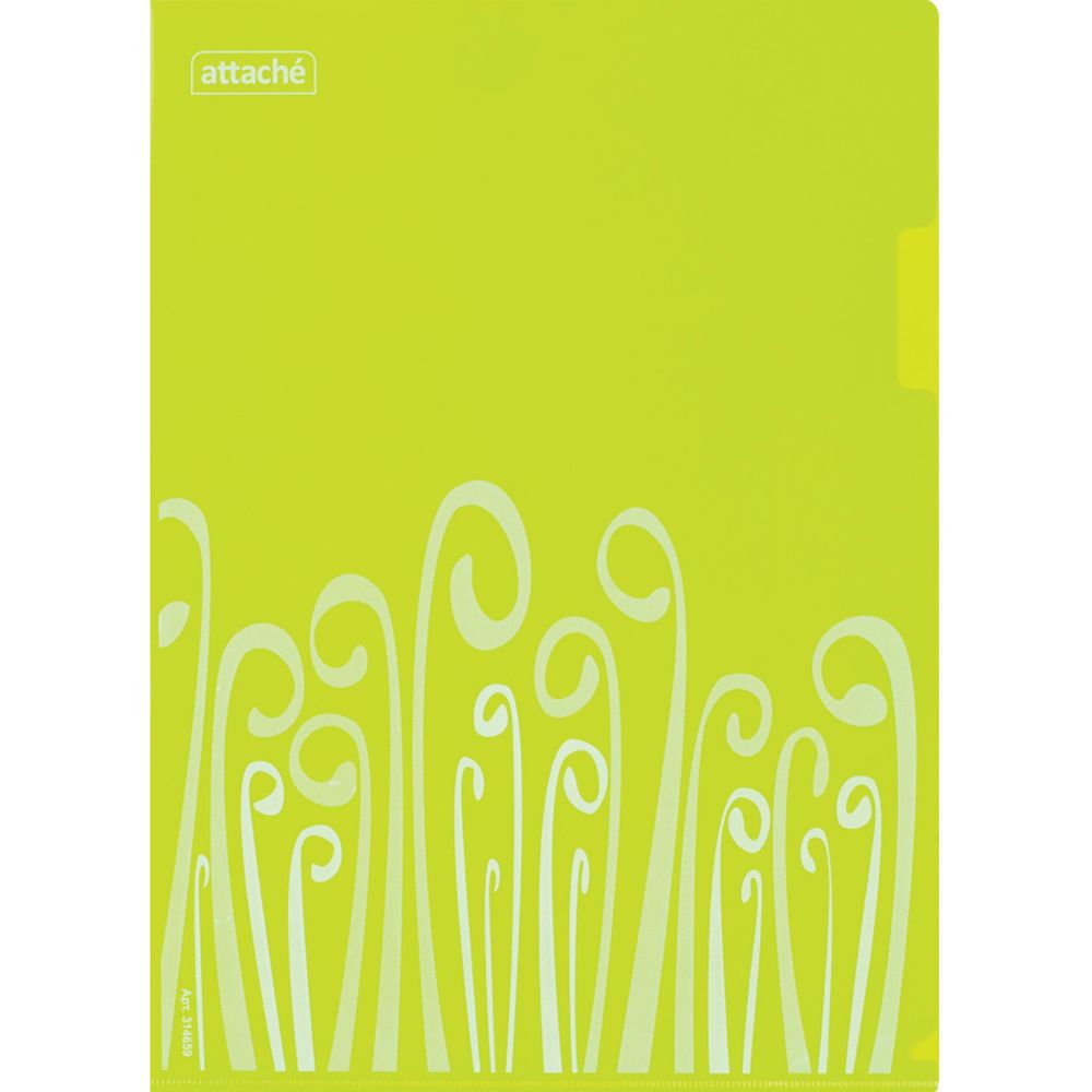 Папка-уголок Attache Fantasy, А4, 180мкм, 8шт/уп, ассорти