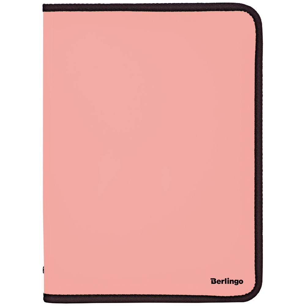 Папка на молнии Berlingo "Instinct" А4, 500мкм, фламинго