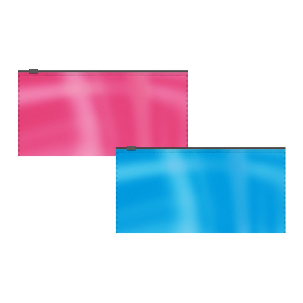 Набор из 4 zip-пакетов пластиковых ErichKrause Glossy Bubble Gum, арома, Travel, непрозрачный, ассорти