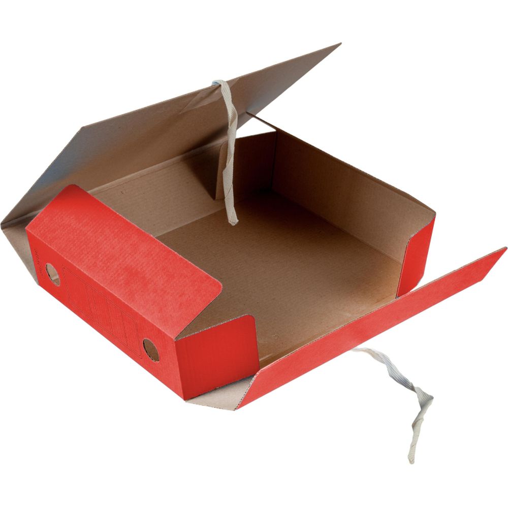 Папка с завязками гофрокартон 7 см  ассорти